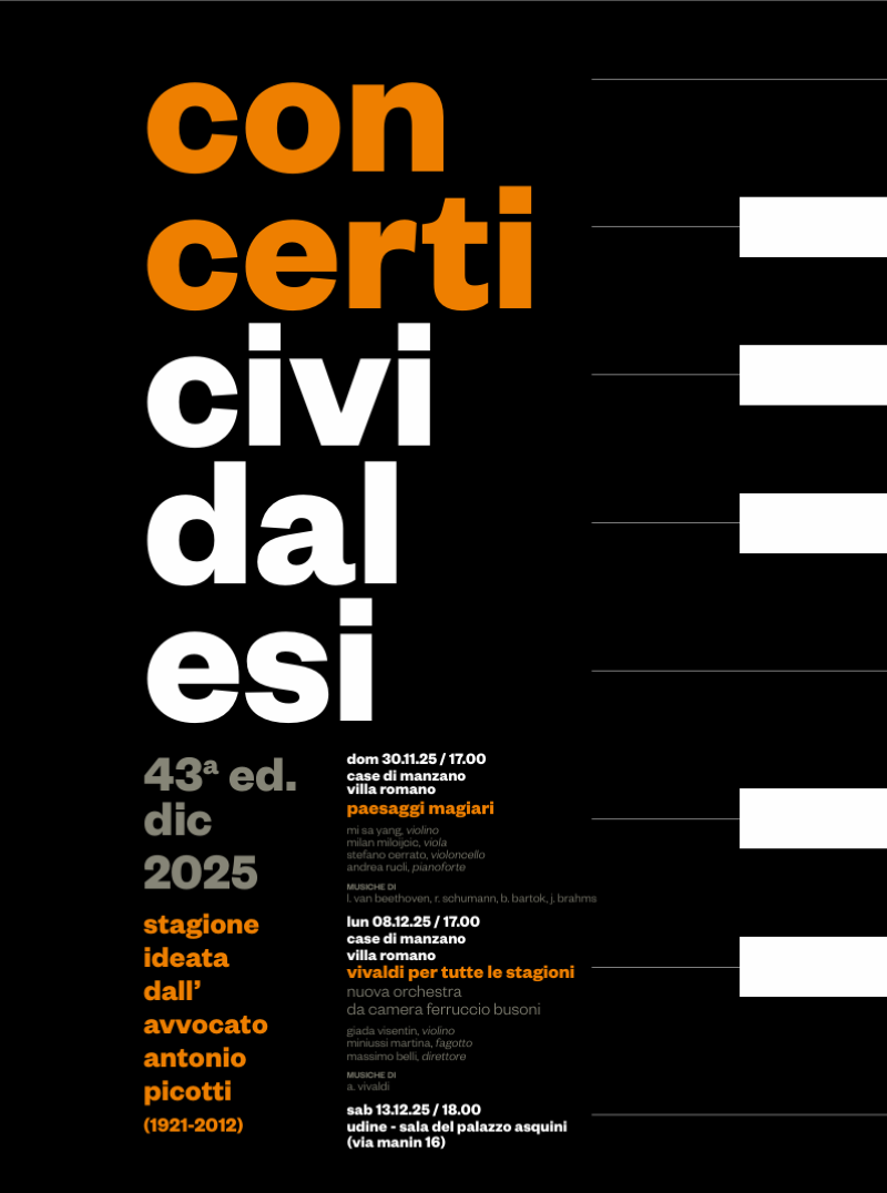 Concerti Cividalesi 43a Edizione - 2025