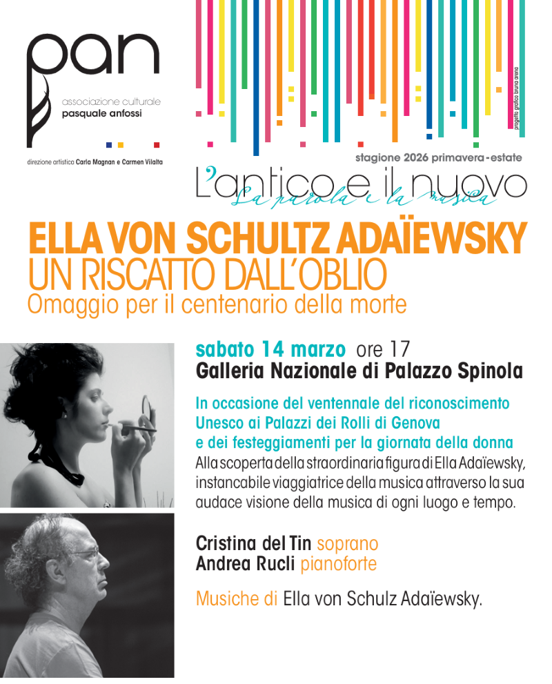   Conclusa con successo la prima parte del festival diffuso dedicato a Ella von Schultz Adaïewsky
